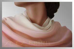 Seidenschals und Seidentücher aus Chiffon